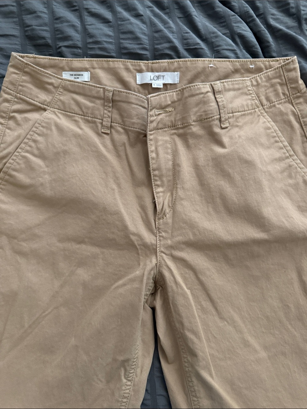 LOFT Tan Straight Fit Women’s Chinos